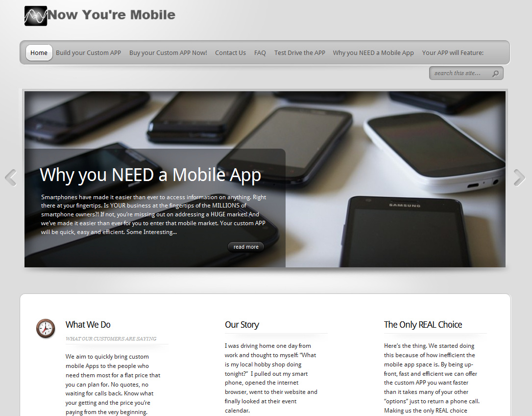 Now You Are Mobile